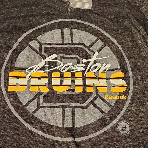 Reebok Boston Bruins Women's Large T-Shirt - New - Picture 2 of 4